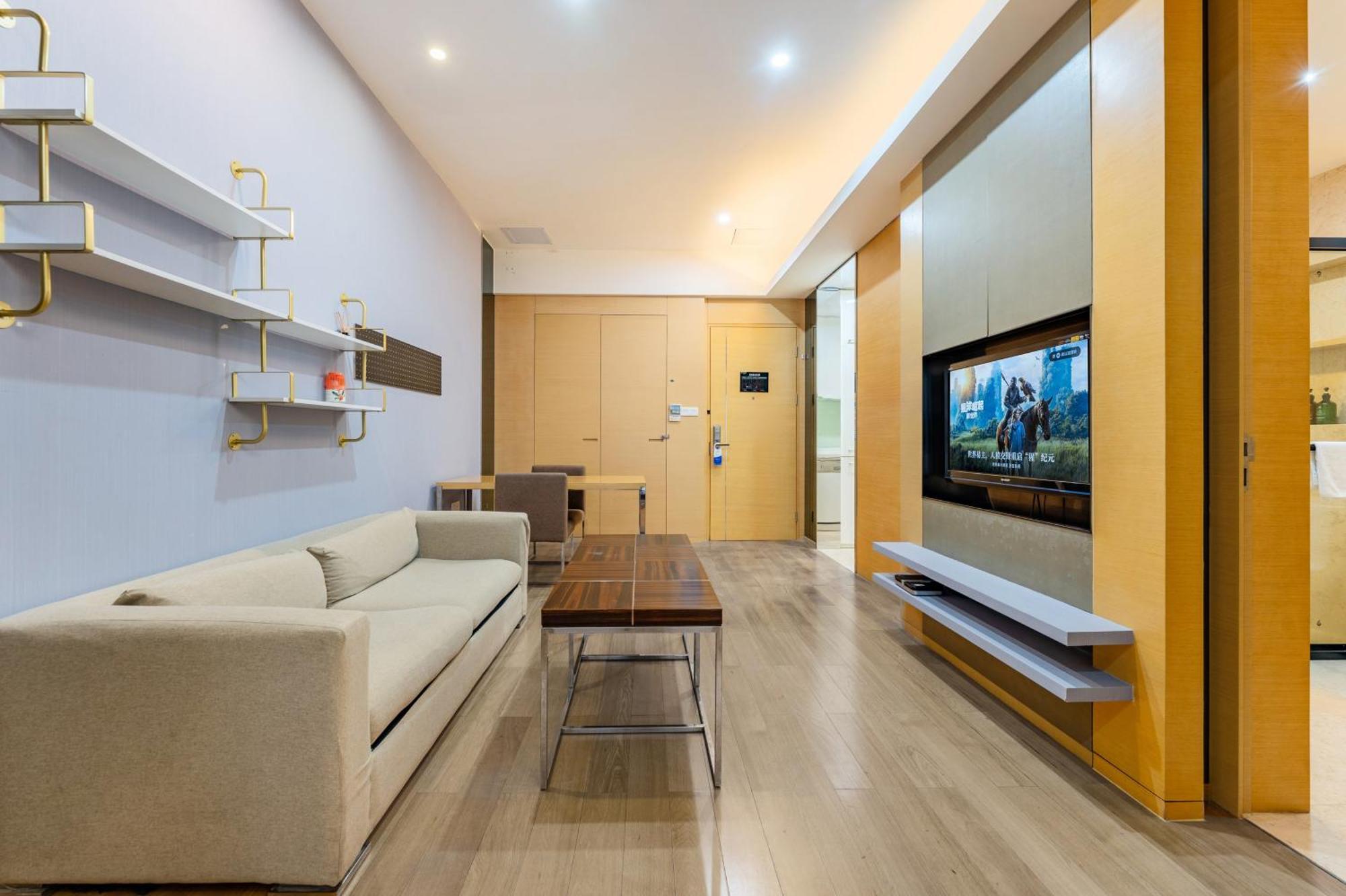 Yicheng Pazhou Poly World Trade Centre Apartment Гуанчжоу Экстерьер фото