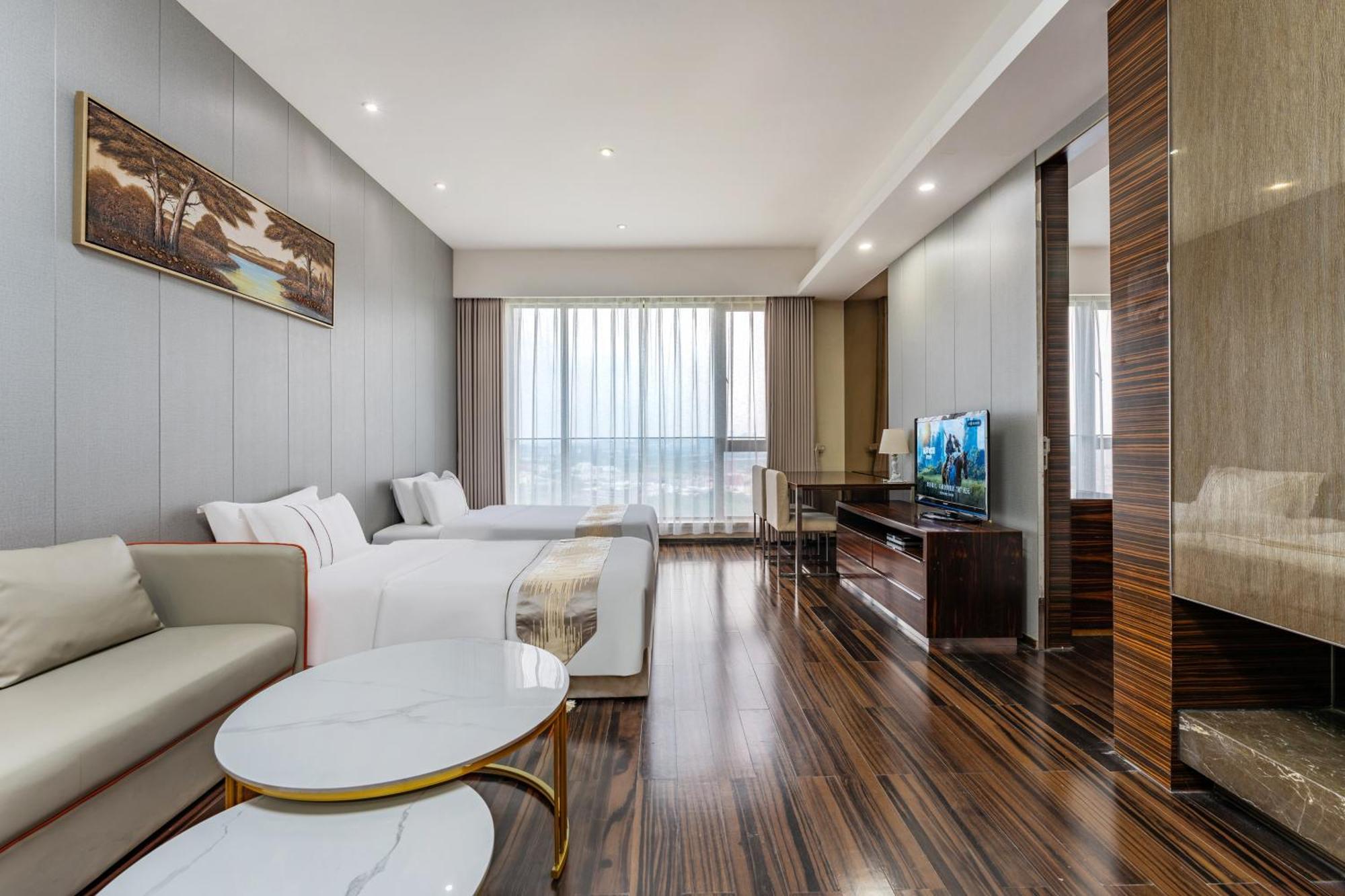 Yicheng Pazhou Poly World Trade Centre Apartment Гуанчжоу Экстерьер фото