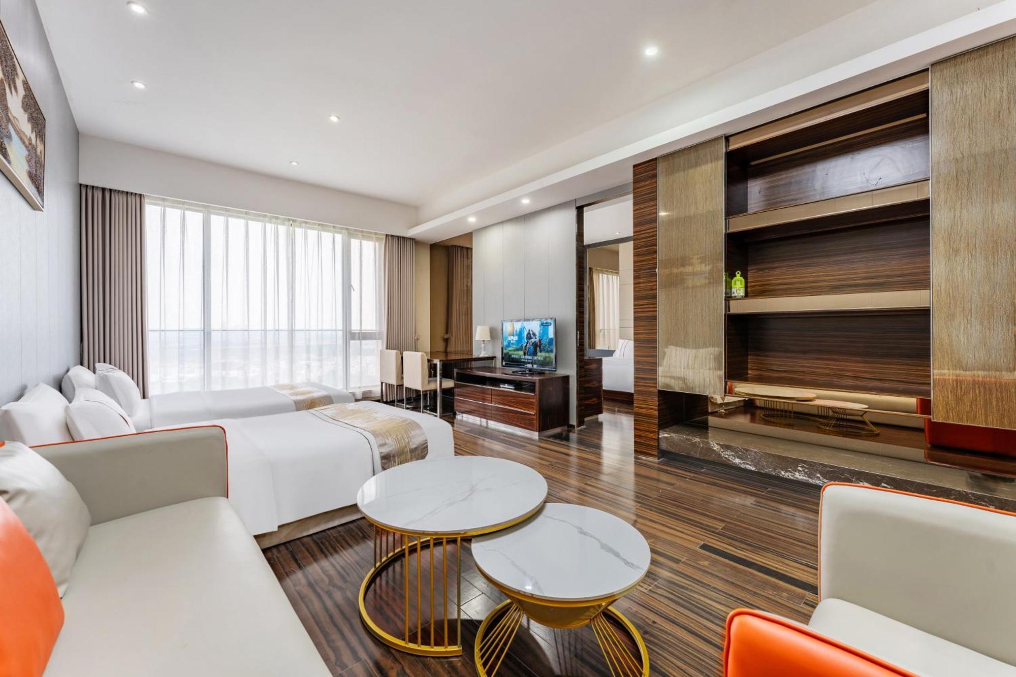 Yicheng Pazhou Poly World Trade Centre Apartment Гуанчжоу Экстерьер фото