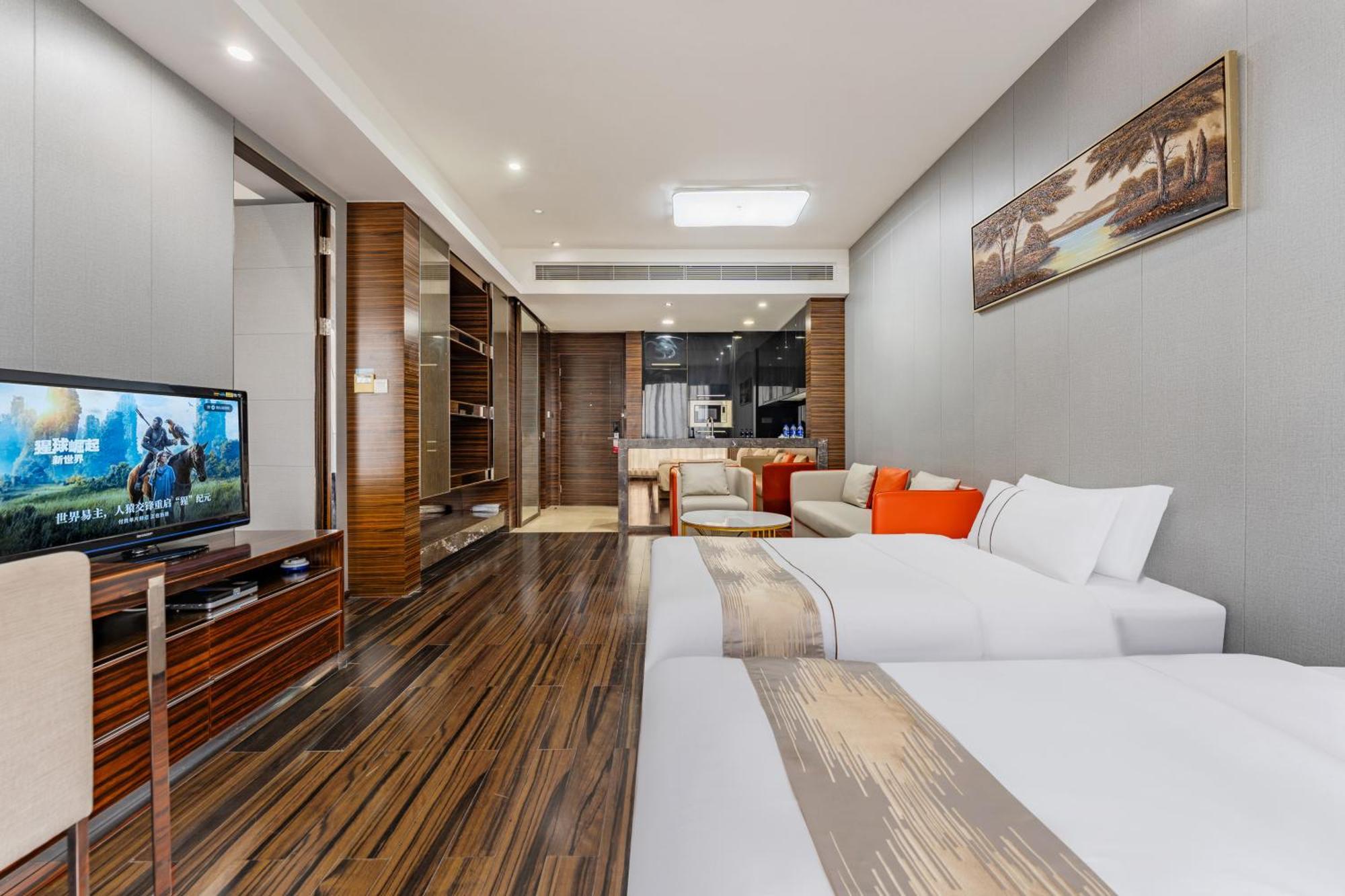 Yicheng Pazhou Poly World Trade Centre Apartment Гуанчжоу Экстерьер фото