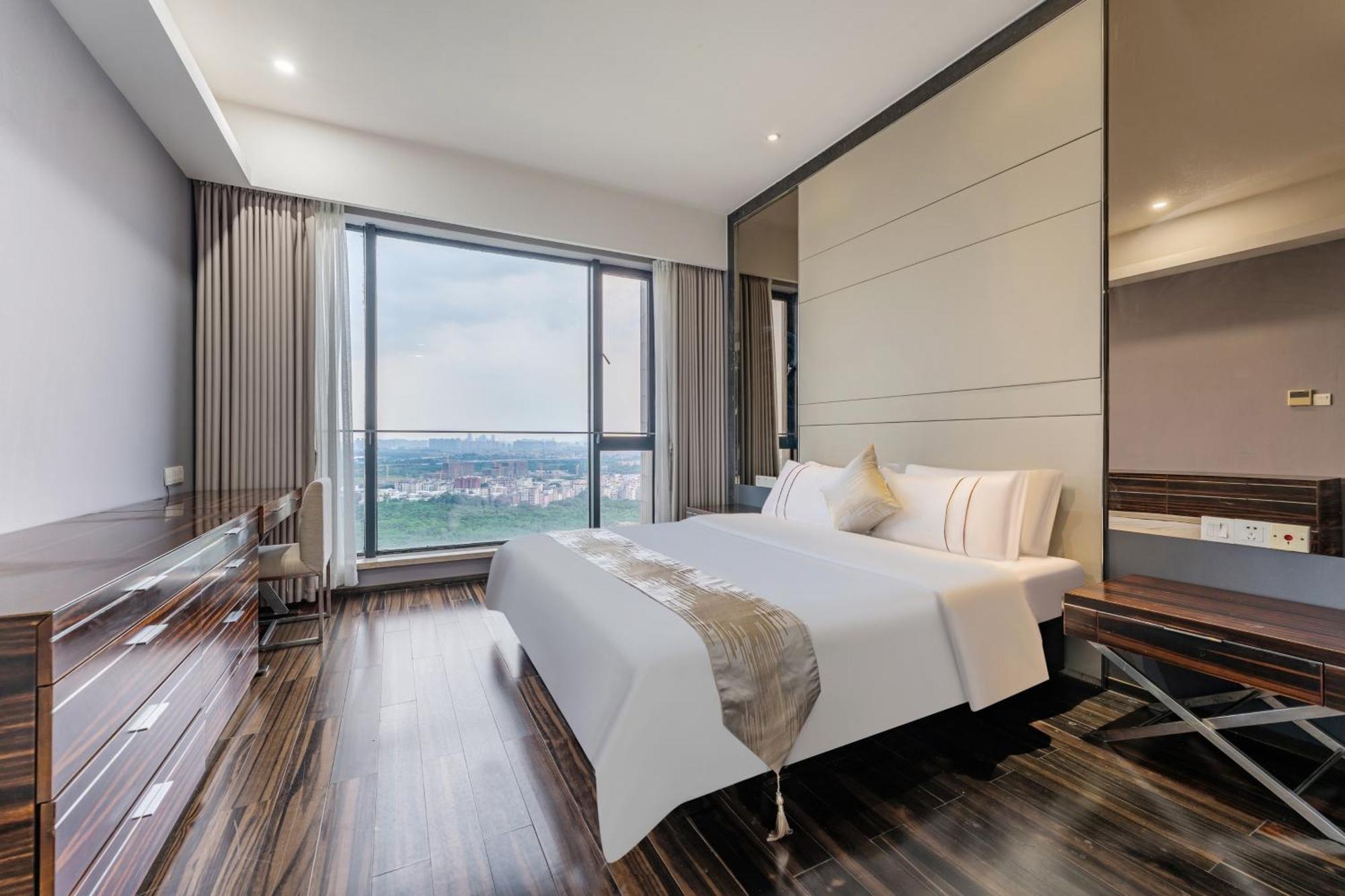 Yicheng Pazhou Poly World Trade Centre Apartment Гуанчжоу Экстерьер фото