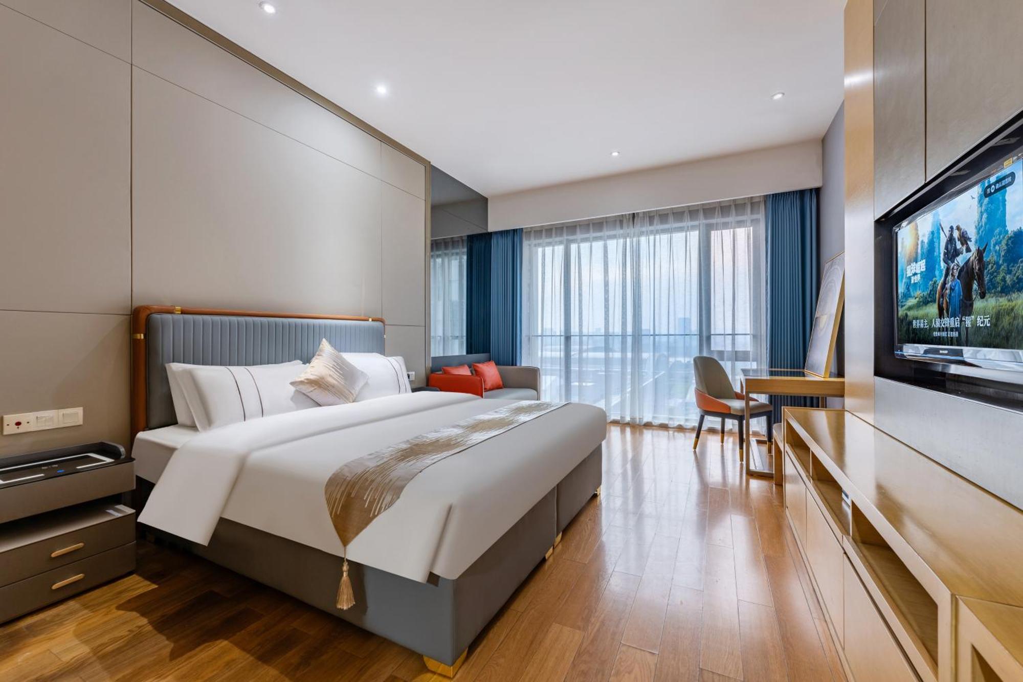 Yicheng Pazhou Poly World Trade Centre Apartment Гуанчжоу Экстерьер фото