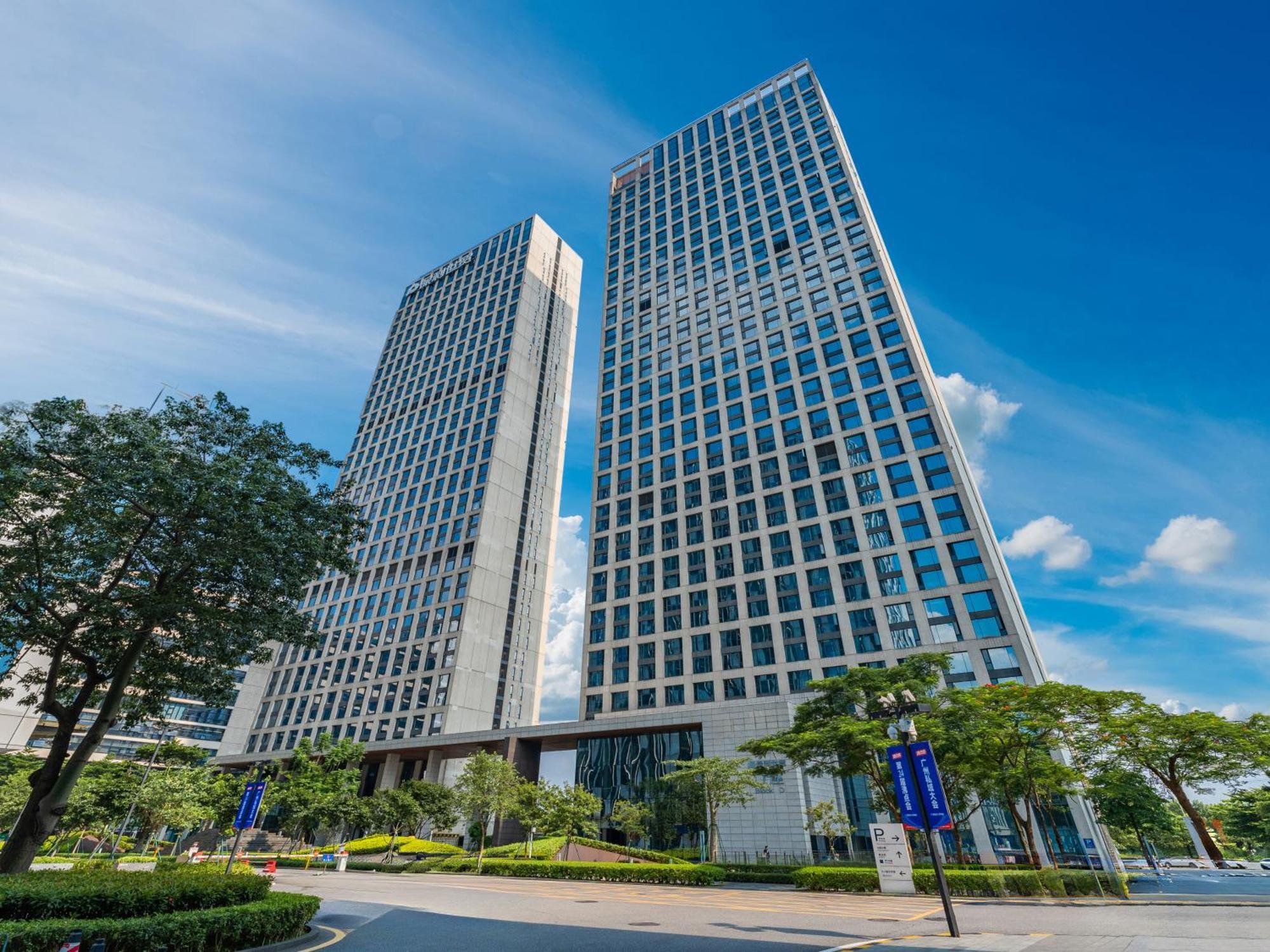 Yicheng Pazhou Poly World Trade Centre Apartment Гуанчжоу Экстерьер фото